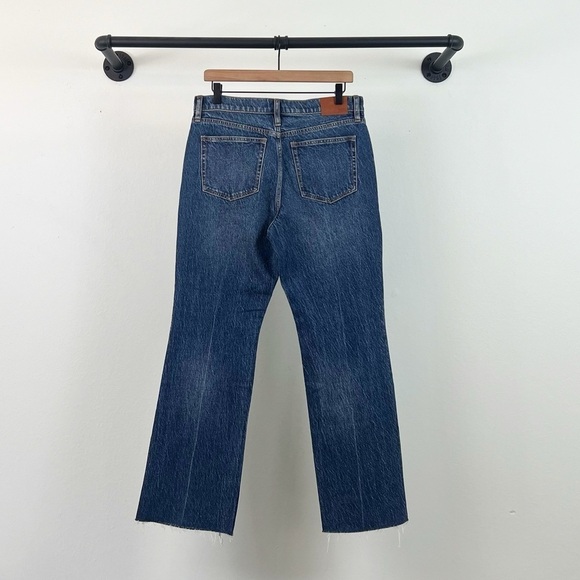 NWT J. Crew Full Length Demi Bootcut Jeans in Kamari Wash w/ Raw Hem - Picture 7 of 9